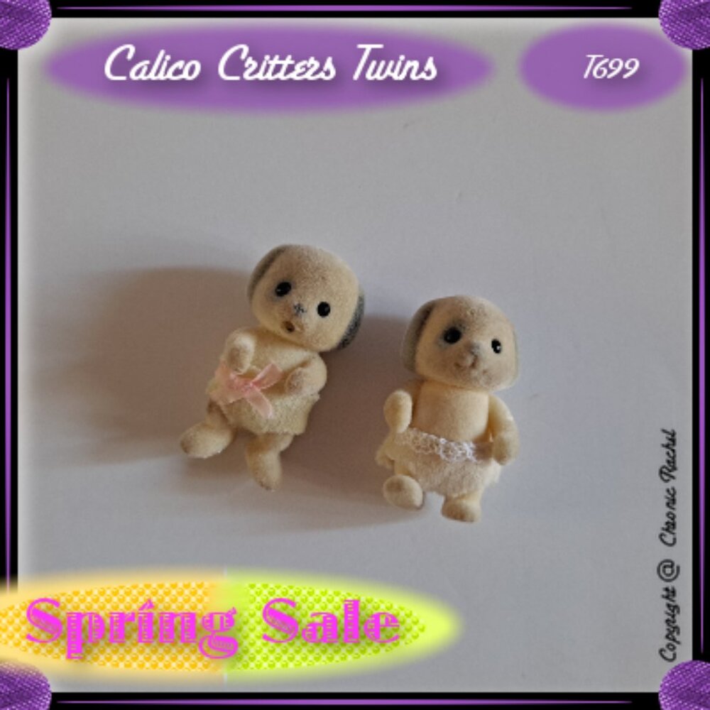 Ivory Dog Twin Babies